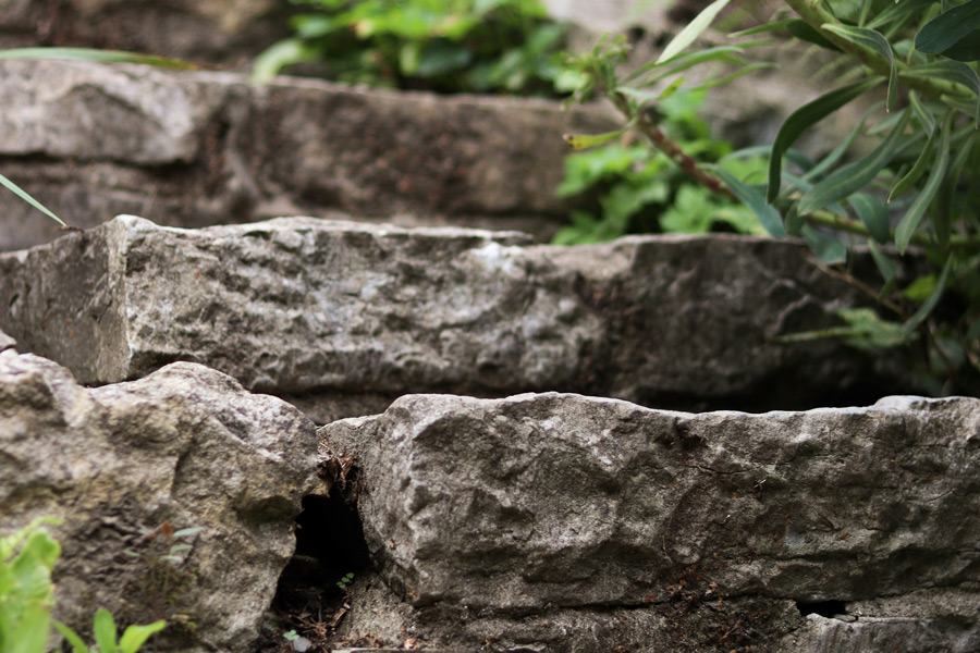 stone steps representing foundation for building a financial plan